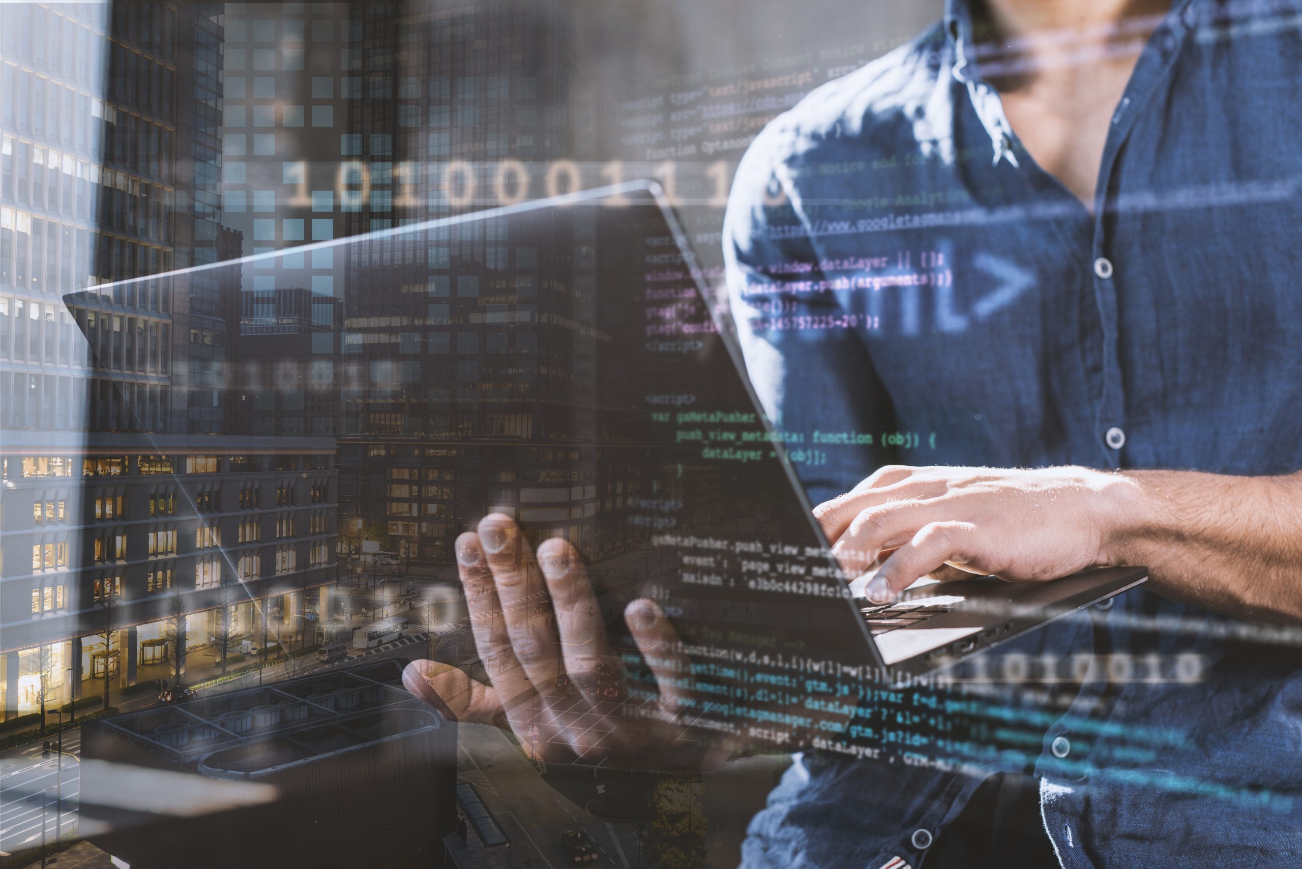 concepto-de-collage-html-y-css-con-persona